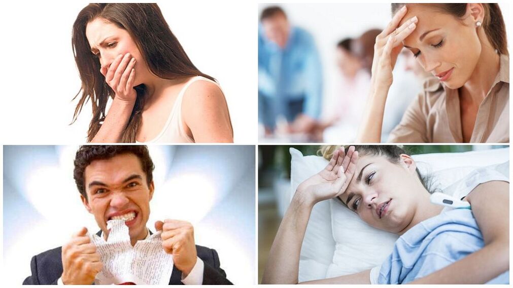 Symptomer vun der Präsenz vu Parasiten am Kierper