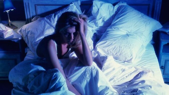Insomnia mat Würmer am Kierper